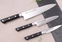 Coffret 3 couteaux japonais Satake Cutlery ABS chef + universel + office