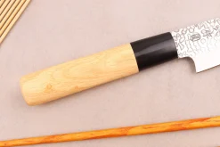 Coffret 2 couteaux japonais Satake Cutlery Tsuchime chef + deba