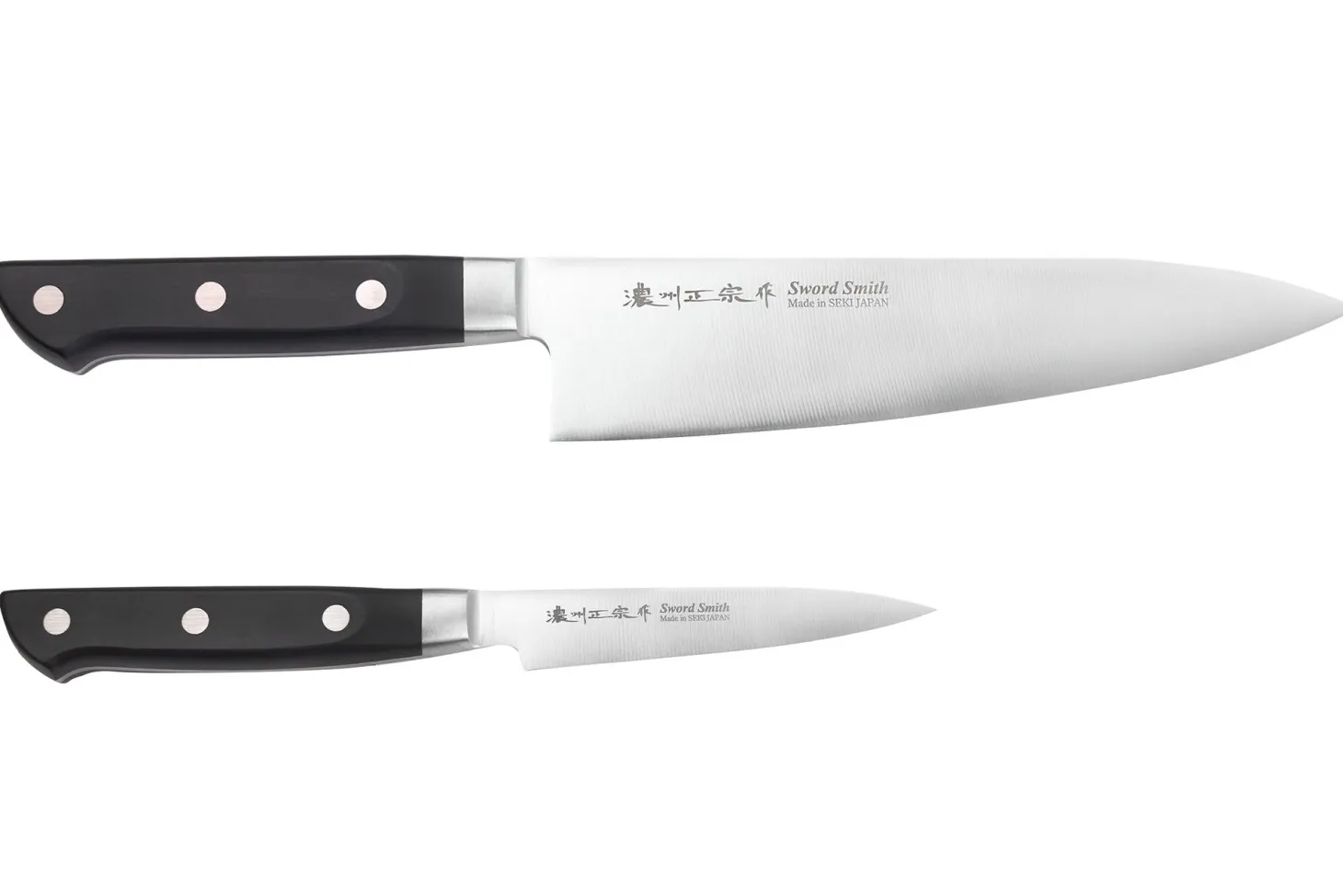 Coffret 2 couteaux japonais Satake Cutlery ABS chef 21cm + office 9cm