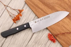 Coffret 2 couteaux japonais Satake Cutlery Nashiji santoku + office