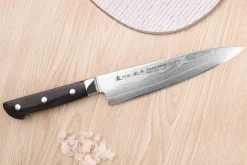 Coffret 3 couteaux japonais Satake Cutlery damas 69 couches chef + universel + office