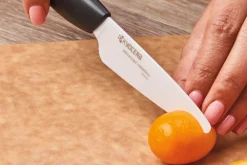 Coffret 3 couteaux Kyocera céramique santoku + office + petit office