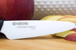 Coffret 3 couteaux Kyocera céramique santoku + office + petit office