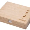 Coffret 6 couteaux Opinel Tradition Gravures Animalia n°08 lame 8,5cm manche chêne
