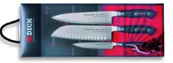 Coffret 3 couteaux professionnels Dick Premier Eurasia lames forgées