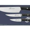 Coffret 3 couteaux Sabatier International Pyxis Office 9cm + Universel 12cm + Chef 20cm