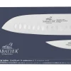 Coffret 2 couteaux Sabatier International Pyxis Office 9cm + Santoku 18cm