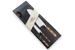 Coffret 2 couteaux Sabatier Perigord Office 10cm + Santoku 18cm