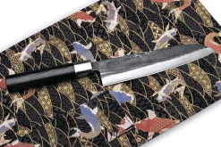 Coffret 3 couteaux Samura Super 5 damas : universel + santoku + nakiri