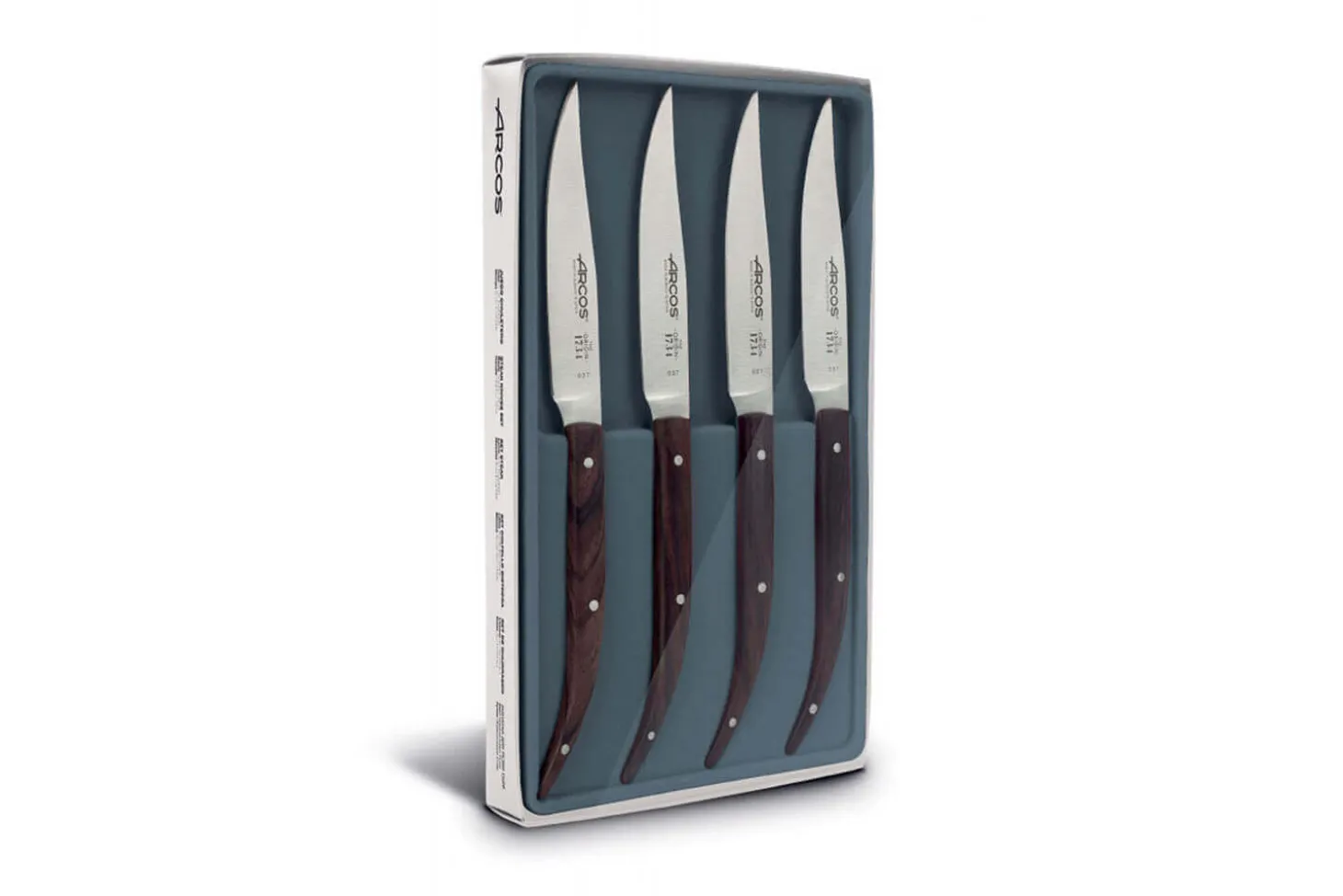 Coffret 4 couteaux à steak Arcos The Origin 11cm manche palissandre