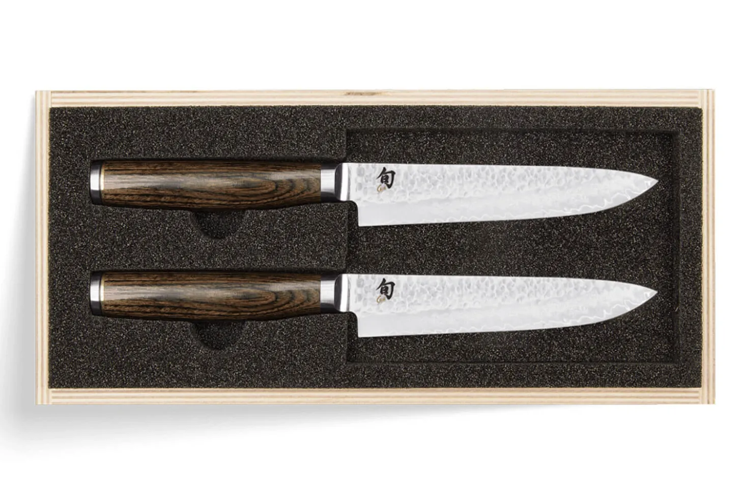 Coffret 2 couteaux à steak damassés Shun Premier Tim Mälzer 15cm