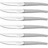 Coffret 6 couteaux à steak dentelés LOU LAGUIOLE Jet Sablé gris