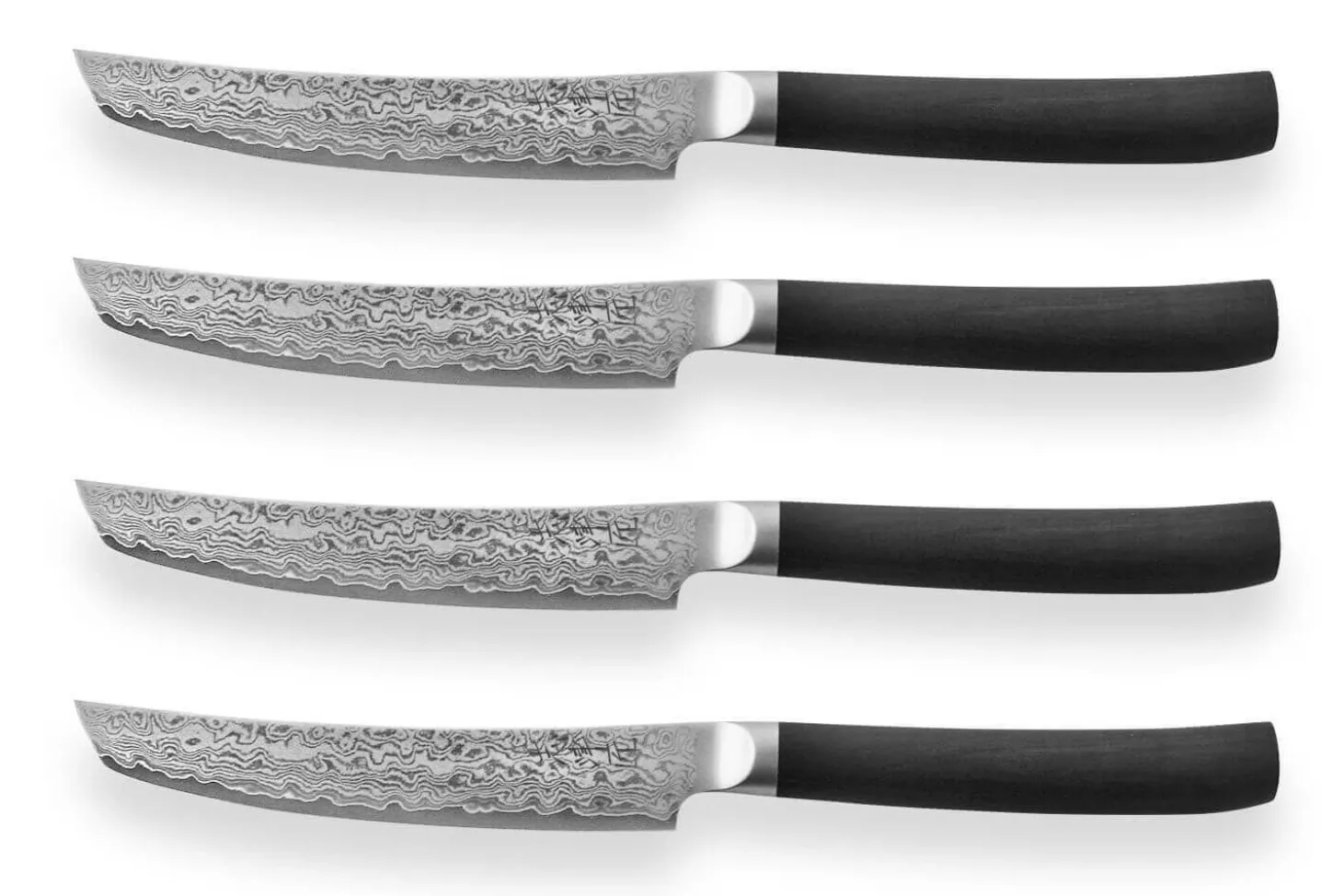 Coffret 4 couteaux à steak Shizu Hamono VG10 Series Damascus 33 couches