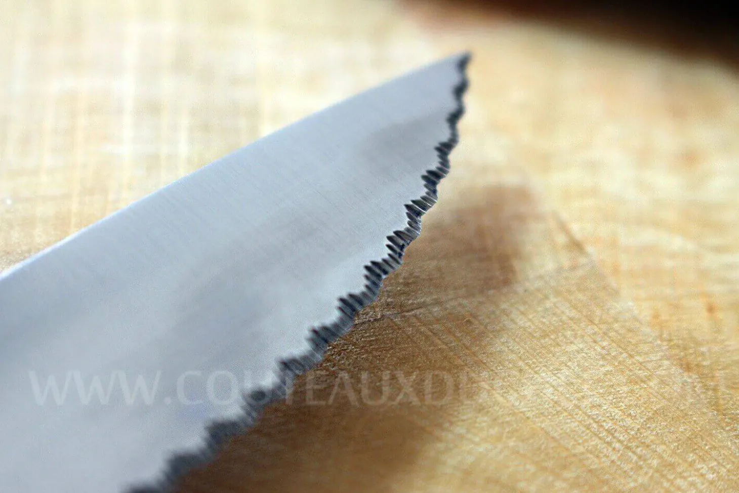 Coffret 6 couteaux à steak Trappeur Au Nain lames dentelées - Qualité française