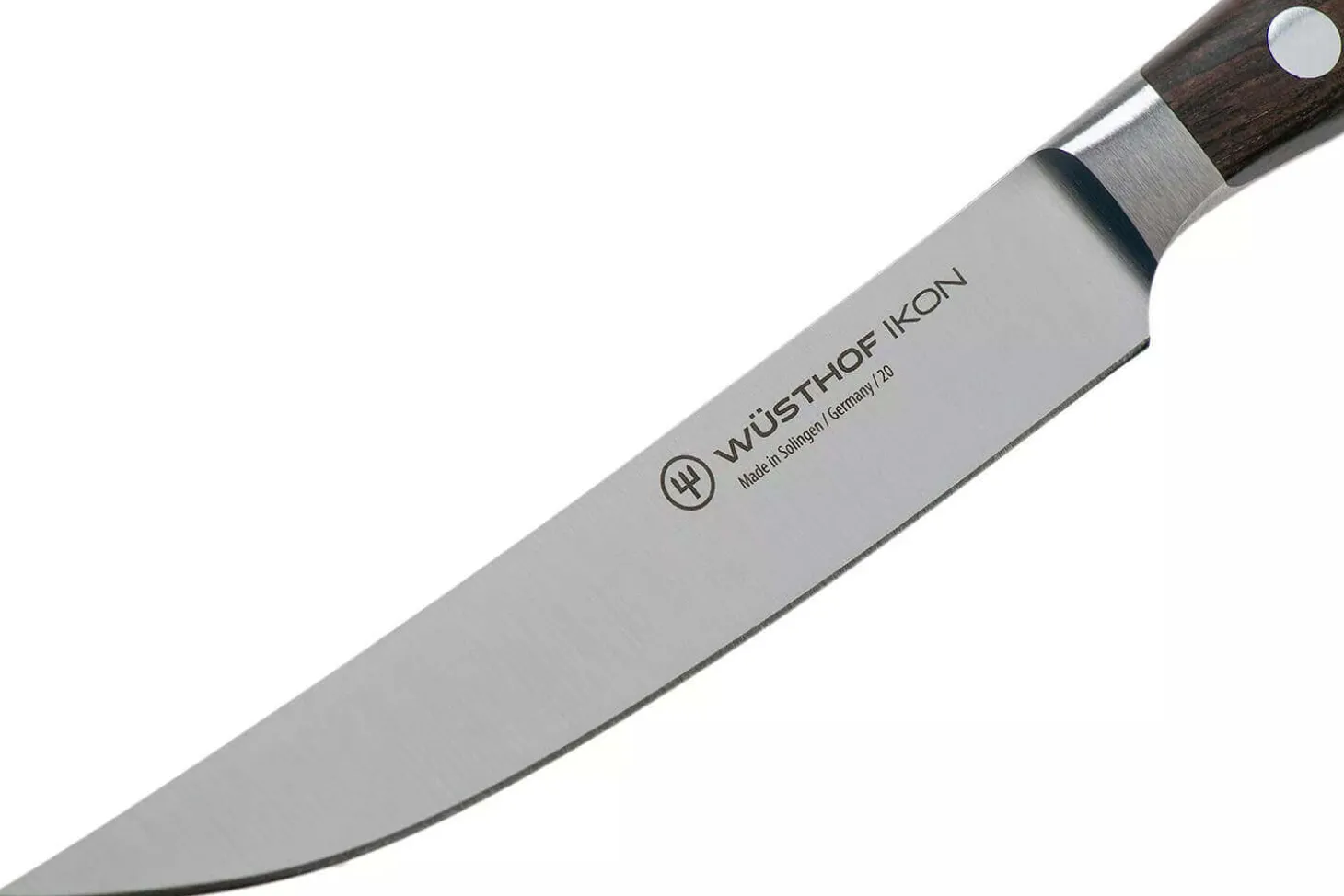 Coffret 4 couteaux à steak Wüsthof Ikon forgés 12cm manches en bois de grenadille