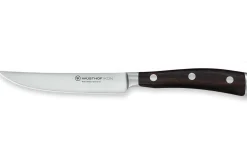 Coffret 4 couteaux à steak Wüsthof Ikon forgés 12cm manches en bois de grenadille