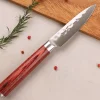Coffret 3 couteaux Wusaki Pakka X50 pakkawood Santoku + Universel + Office