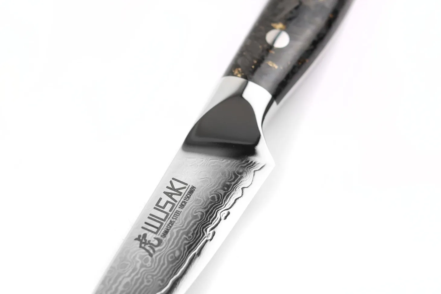 Coffret 2 couteaux Wusaki Sakin Damas 10Cr Chef + Office