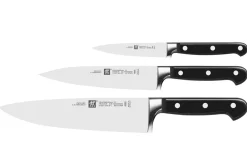 Coffret 3 couteaux Zwilling Professionnals S forgés Office + Trancheur + Chef