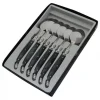Coffret 6 cuillères à soupe Laguiole Postiche Gris