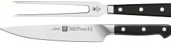 Coffret à découper Zwilling Pro forgé - 1 fourchette à viande + 1 couteau à trancher