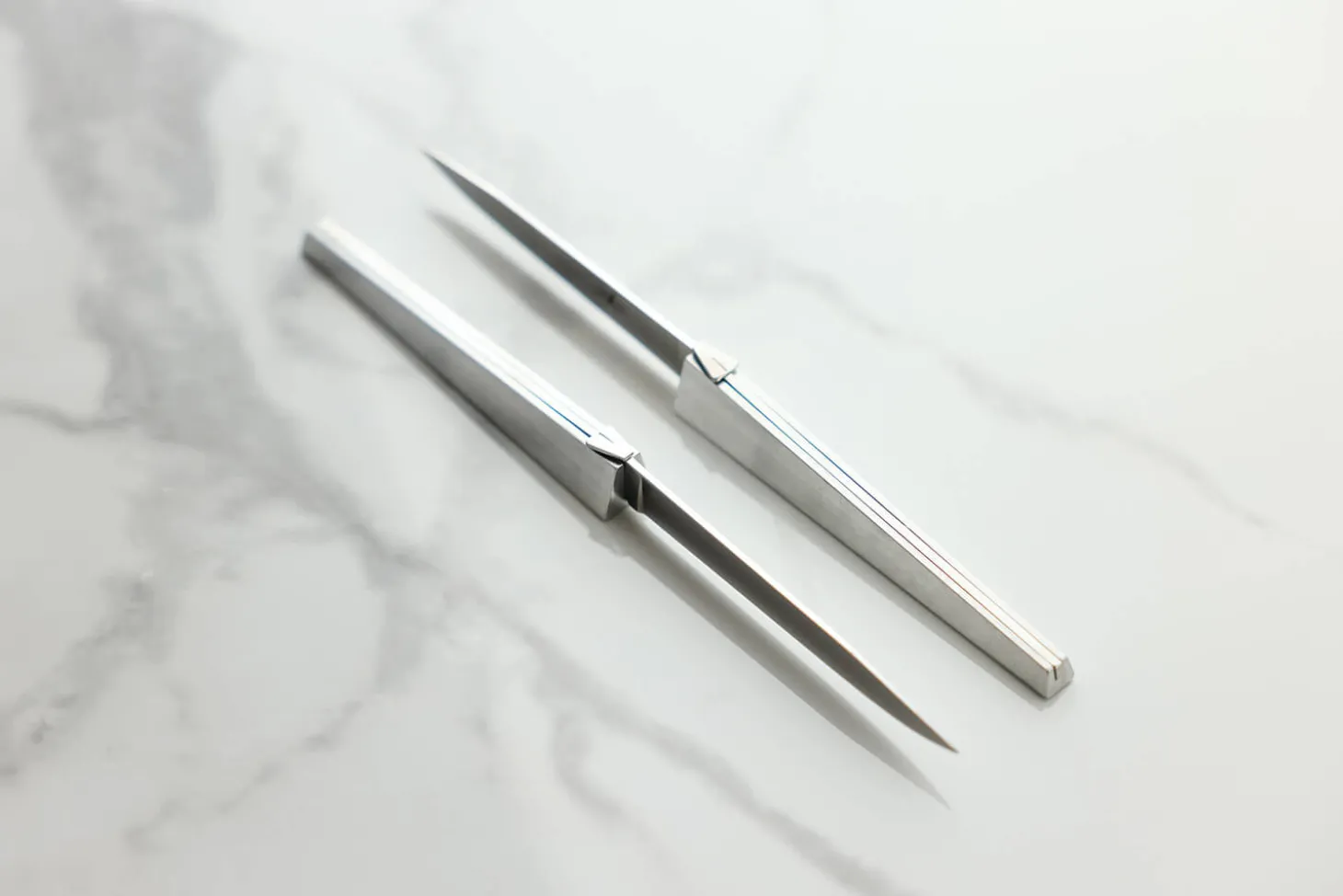 Coffret de 6 couteaux de table Forge de Laguiole J-M Wilmotte X Cyril Lignac manches en aluminium
