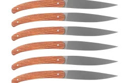 Coffret de 6 couteaux de table Le Coq Français Forêt