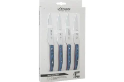 Coffret de 4 couteaux à steak Arcos The Origin manche micarta bleu