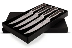 Coffret de 4 couteaux à steak Güde Delta 4-D380/12 en acier forgé lame 12cm