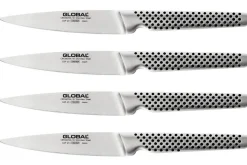 Coffret de 4 couteaux à steak japonais Global GSF4023 lames crantées 11cm