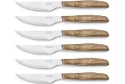 Coffret de 6 couteaux à steak/pizza Arcos lame dentelée 11cm