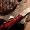 Coffret de 4 couteaux à steak Tramontina Jumbo coloris rouge