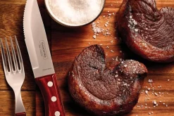 Coffret de 4 couteaux à steak Tramontina Jumbo coloris rouge