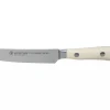 Coffret de 4 couteaux à steak Wüsthof Classic Ikon blanc forgés