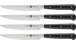 Coffret de 4 couteaux à steak Zwilling lames lisses 12cm