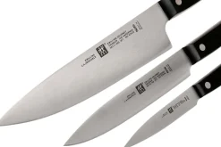 Coffret de 3 couteaux Zwilling Gourmet : chef + trancheur + office