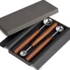Coffret de 3 cuillères à mesurer Triangle Sense inox 18/10 et manche prunier