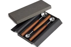 Coffret de 3 cuillères à mesurer Triangle Sense inox 18/10 et manche prunier