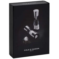 Coffret de 2 moulins sel/poivre Derwent Cole & Mason 19cm