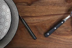 Coffret de table Wusaki 2 couteaux à steak à bout rond + 2 fourchettes