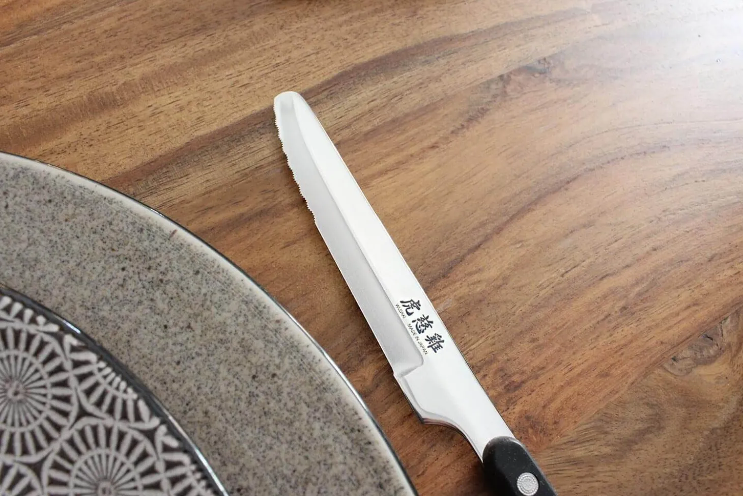 Coffret de table Wusaki 4 couteaux à steak 10.5cm à bout rond