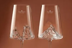 Coffret de 2 verres à vin Alaskan Maker Topographic Grand Canyon & Mont Cervin
