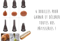 Coffret 6 douilles De Buyer Garnir en Tritan