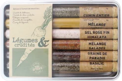Coffret d'épices Le Monde en Tube Légumes et Crudités 6 saveurs