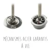 Coffret duo de moulins électriques à sel et à poivre Peugeot Zeli 14cm en ABS brossé