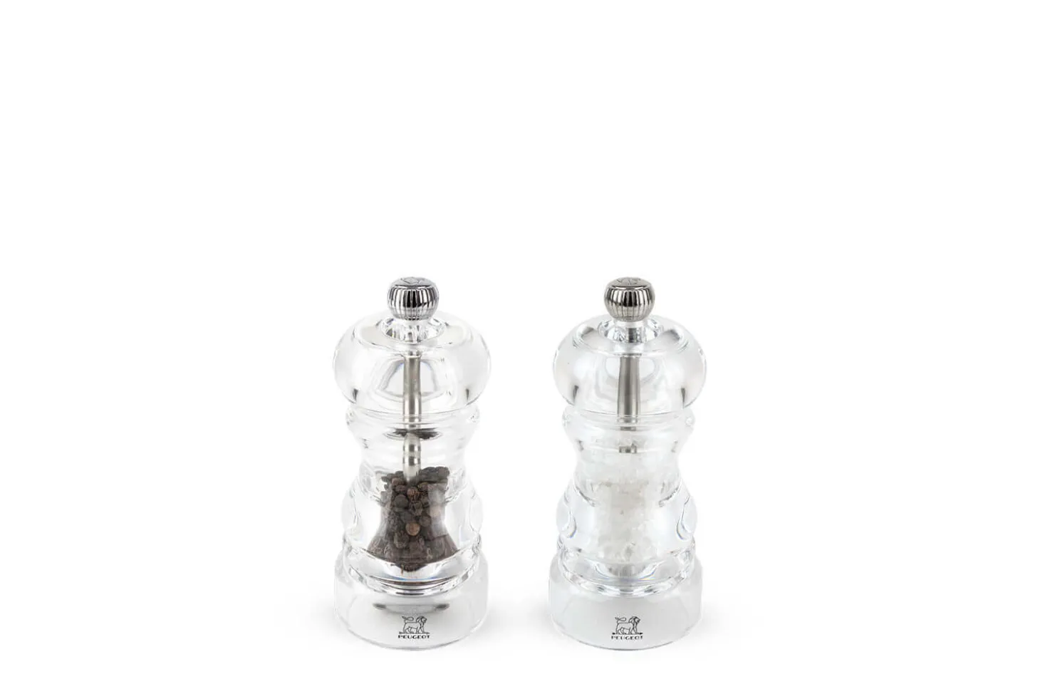 Coffret duo moulin à sel et poivre Peugeot Nancy en acrylique