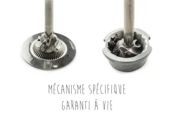 Coffret duo moulin à sel et poivre Peugeot Bistro en bois d'olivier 10cm