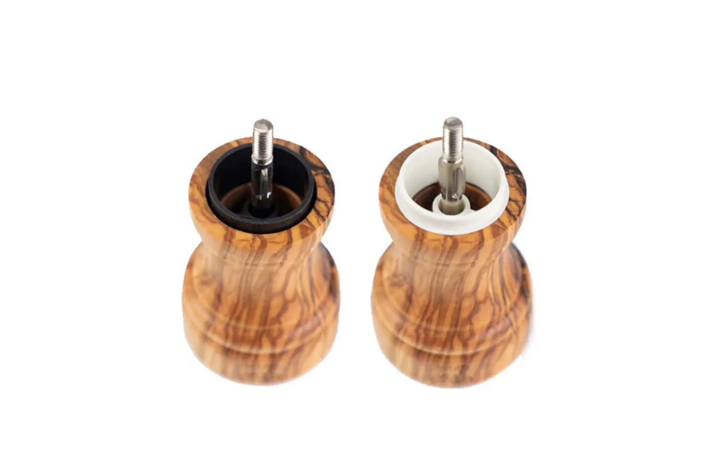 Coffret duo moulin à sel et poivre Peugeot Bistro en bois d'olivier 10cm