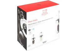Coffret duo moulin à sel et poivre Peugeot Oslo en acrylique et inox 14cm
