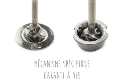 Coffret duo moulin à sel et poivre Peugeot Bistro en bois chocolat + naturel 10cm